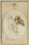 Two Putti Fighting; Study for the Galleria Farnese