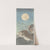 Two quail at full moon by Ohara Koson