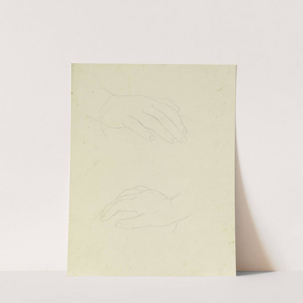 Two resting hands by Karl Sandhaas