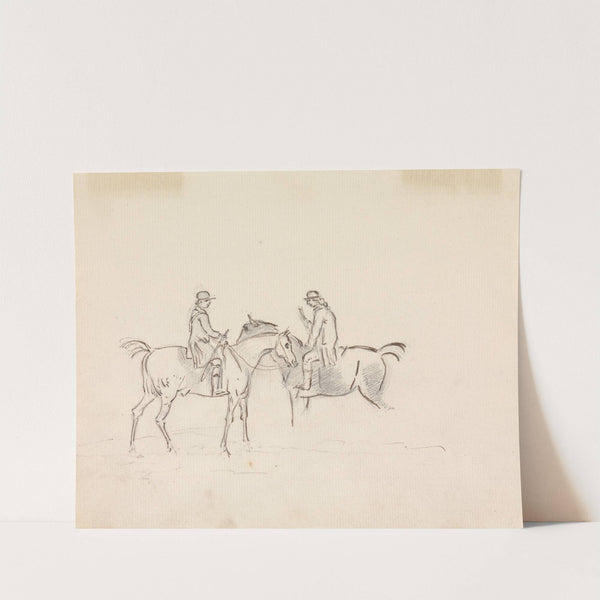 Two Riders Conversing by Sawrey Gilpin