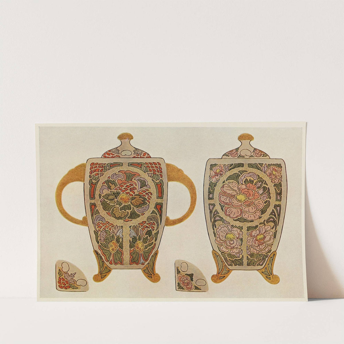 Two Rose Jars by Henrietta Barclay Paist