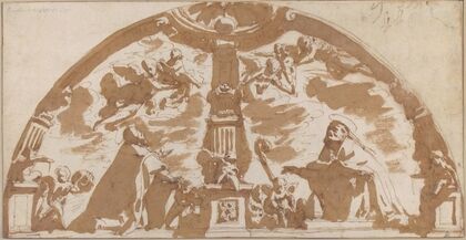 Two Saints in Adoration