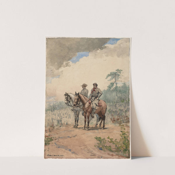 Two Scouts by Winslow Homer