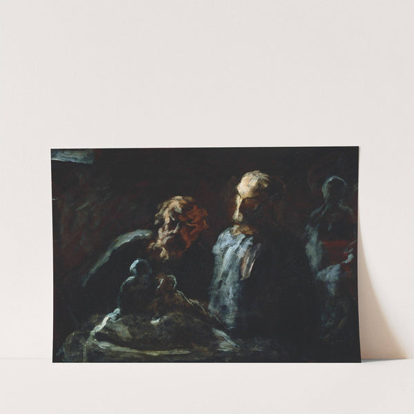 Two Sculptors by Honoré Daumier