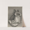 Two Seated Italian Women with a Baby in a Cradle (1889) by Kristian Zahrtmann