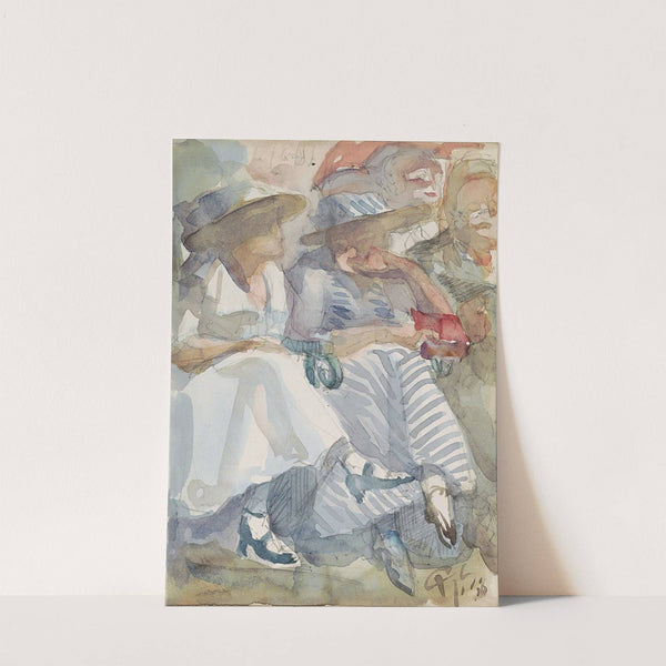 Two Seated Women in the Front Row in an Audience by Reijer Stolk