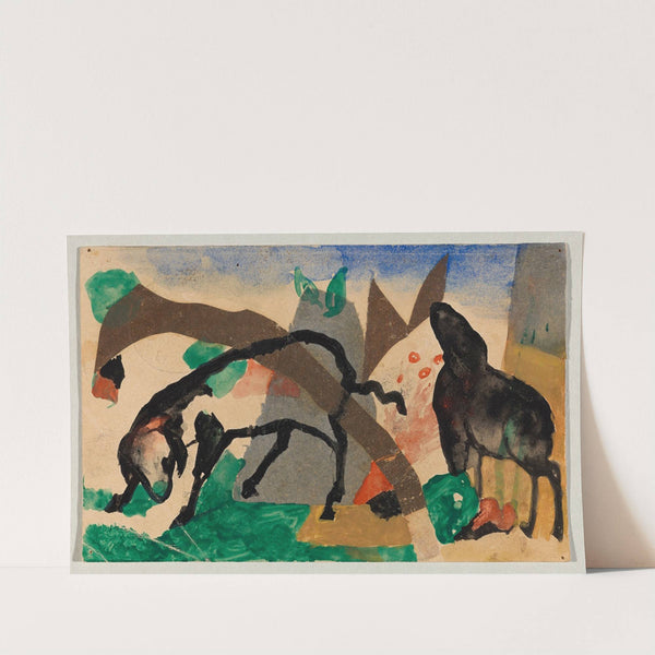 Two sheep (1913) by Franz Marc