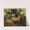 Two Sheep In A Landscape by George Morland