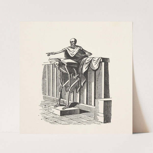 Two skeletons by Alexander Anderson