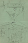 Two sketches of tent interior