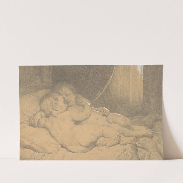 Two Sleeping Children by William Bouguereau