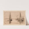 Two Sloops on the East River (1889) by Charles Adams Platt