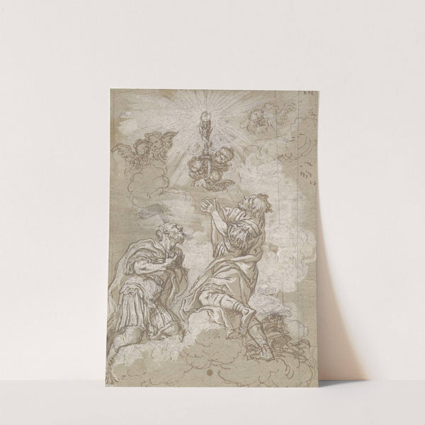 Two Soldier Saints Adoring the Host by Michael Wenzel Halbax