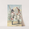 Two Soldiers of the Dutch Royal Grenadier Guard (1808) by Jan Anthonie Langendijk