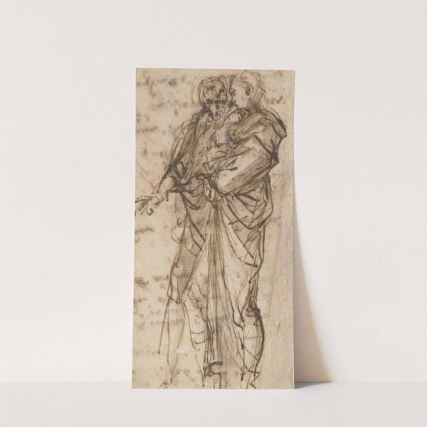 Two Standing Figures by Salvator Rosa