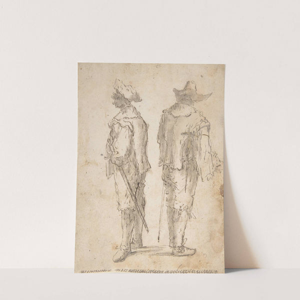 Two Standing Men by Domenico Gargiulo