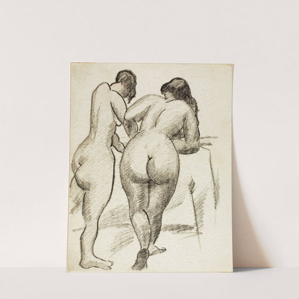 Two Standing Nudes by Carl Newman