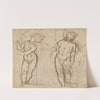 Two Standing Putti (recto) by Italian School