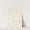 Two Studies of a Female Figure by Henri Gaudier-Brzeska