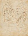 Two Studies of an Ancient Statue