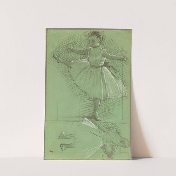 Two Studies of Dancers (1873) by Edgar Degas