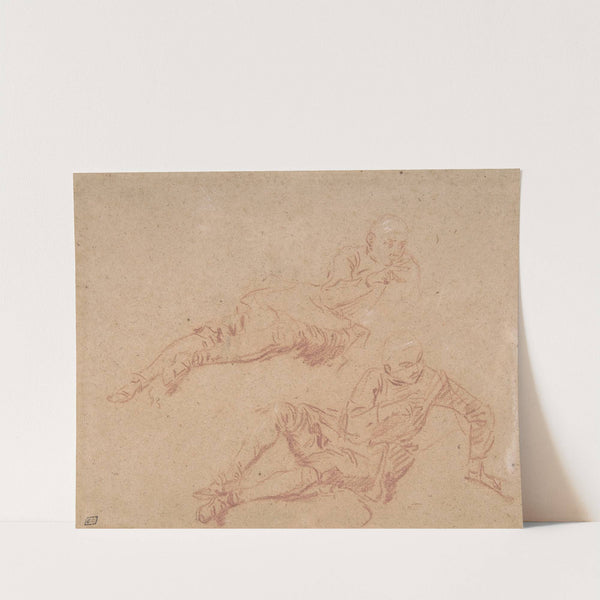 Two Studies of Reclining Youth (early 18th century) by Nicolas Lancret