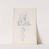 Two studies of women (Between 1844 and 1854) by Adolph Tidemand