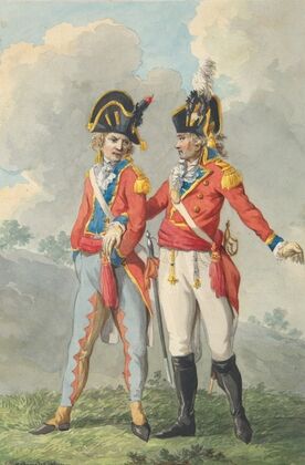 Two Subaltern Officers of the Batavian Army (1797)