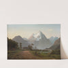 Two swaggers boiling a billy of tea, Milford Sound by John Gibb