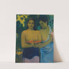 Two Tahitian Women by Paul Gauguin