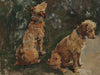 Two Terriers; Study For ‘the Half Holiday’