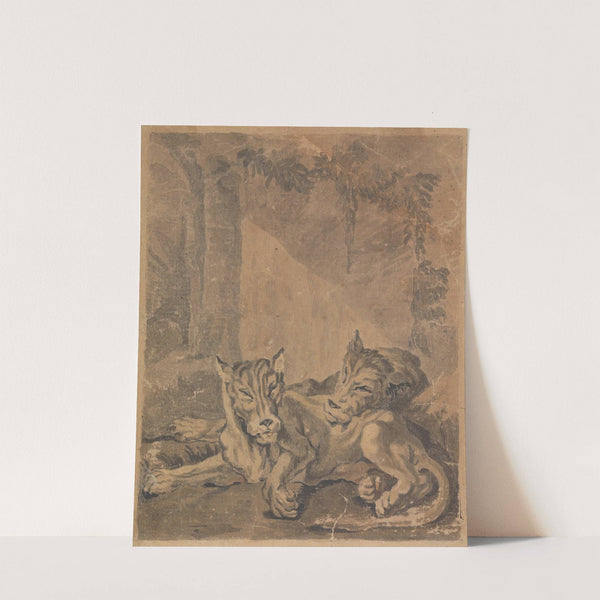 Two Tigers by Sawrey Gilpin