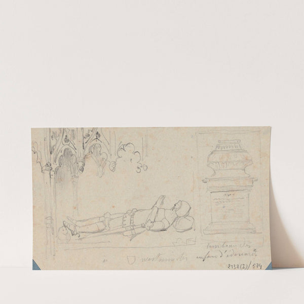 Two Tombs in Westminster Abbey by Nicaise De Keyser