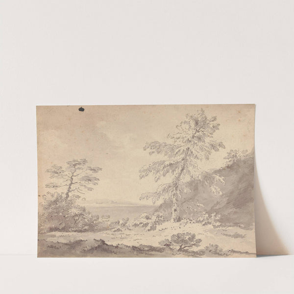 Two Trees in a Landscape by William Gilpin