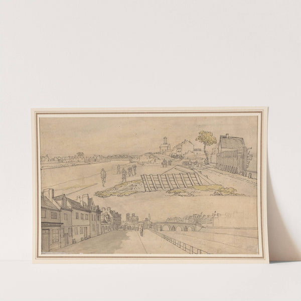 Two Views of Paris (1800–1843) by Georges Michel