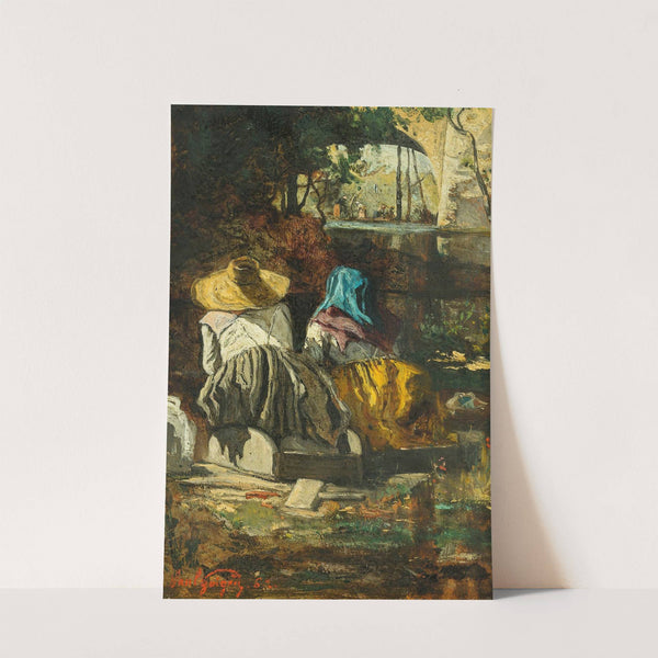 Two washerwomen by Paul-Camille Guigou