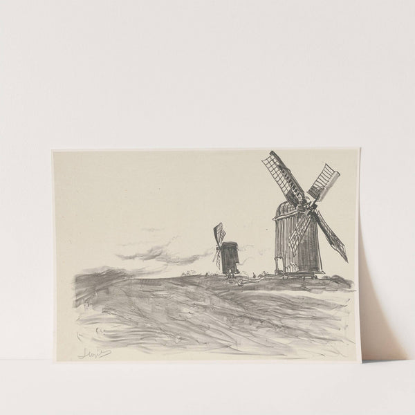 Two windmills (1912) by Leon Wyczółkowski