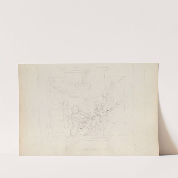 Two Winged Putti Fighting for the Palm, Eros and Anteros by John Flaxman