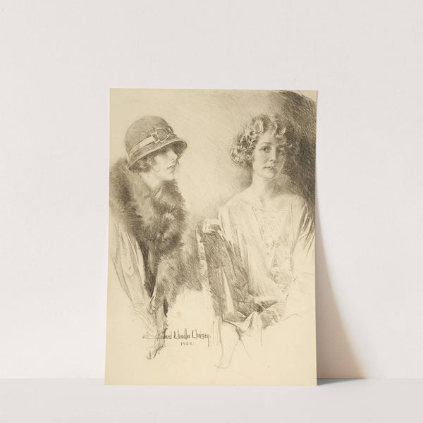 Two Women (1924) by Howard Chandler Christy