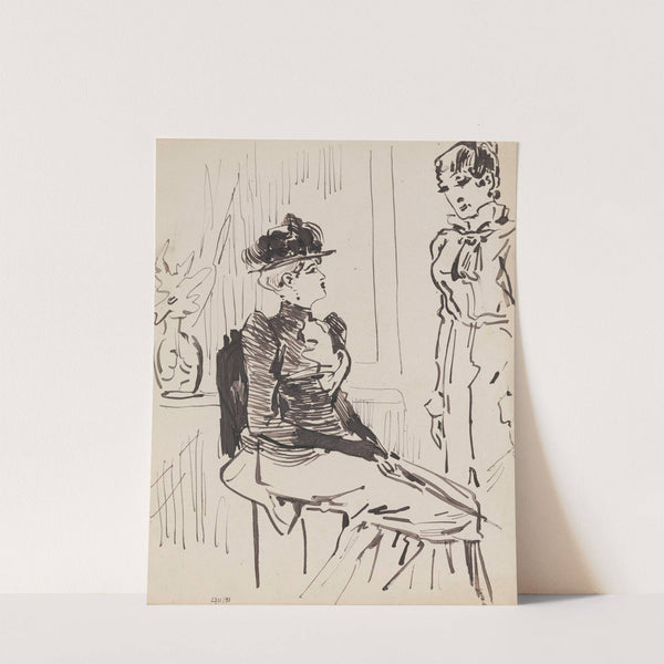 Two Women by James Ensor