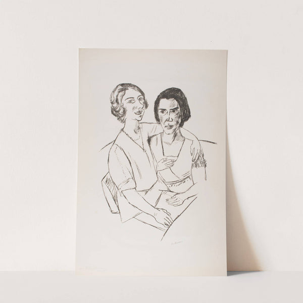 Two Women (1922) by Max Beckmann