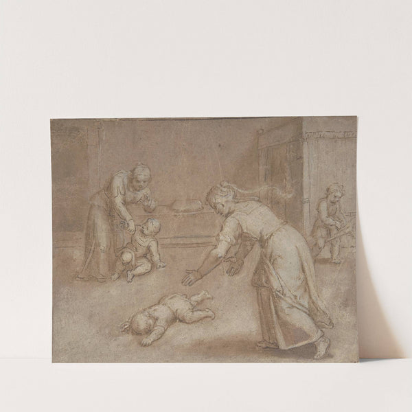 Two women and three children in an interior (1556–1629) by Otto van Veen