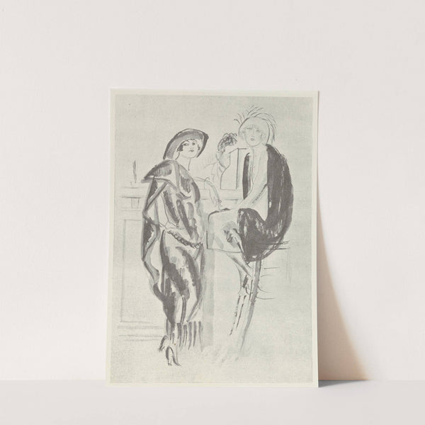 Two women at a bar by Charles Laborde