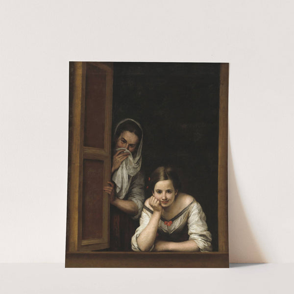 Two Women at a Window (c. 1655-1660) by Bartolomé Estebán Murillo