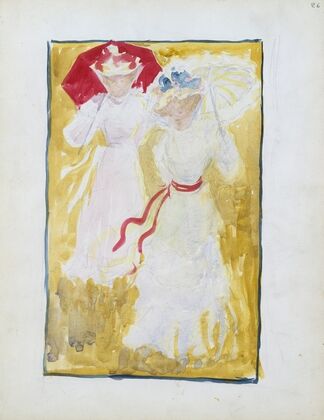 Two women crossing a field (1895–1897) — size preview