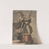 Two Women holding a Basket by Paul Sandby