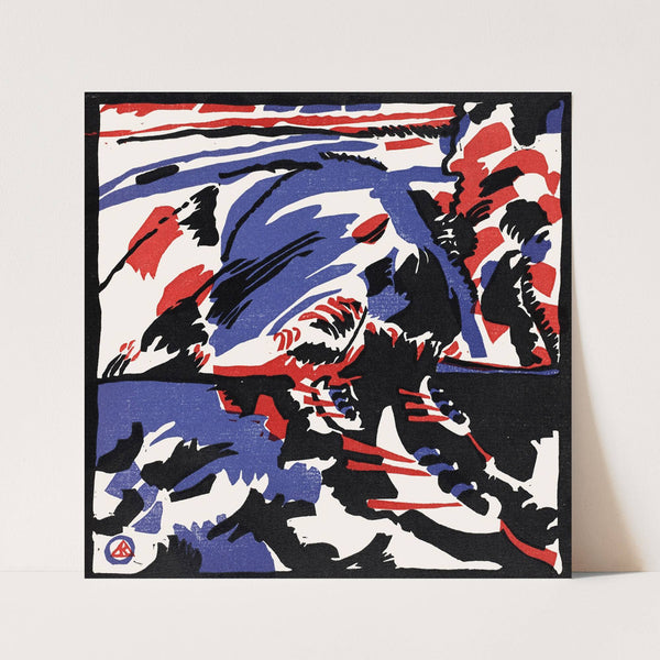 Two Women in a Moonlit Landscape (1909–1911) by Wassily Kandinsky