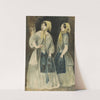 Two Women in Yellow Kerchiefs by Constantin Guys