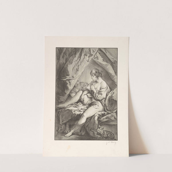 Two Women on a Couch by Georges William Thornley