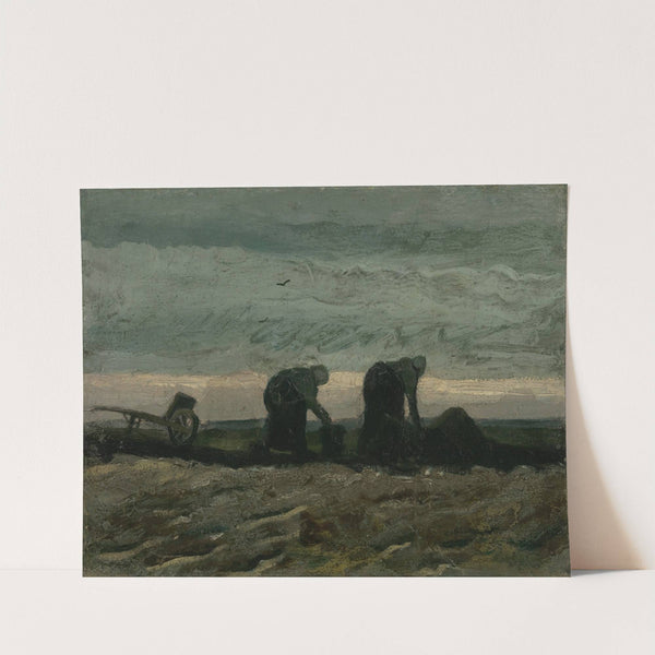 Two women on the heath (1883) by Vincent van Gogh